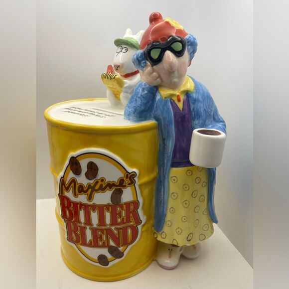 Hallmark Other - Hallmark Vintage Maxine & Floyd Bitter Blend Ceramic Coin Piggy Bank